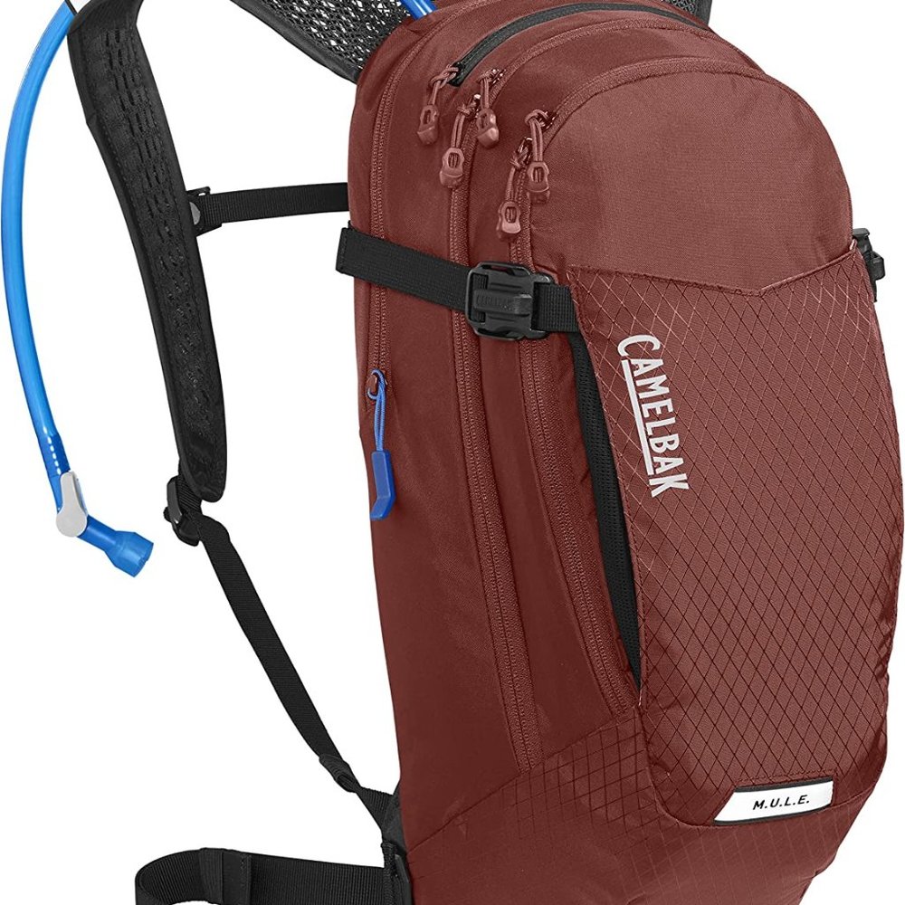 Camelbak M.U.L.E 12 100oz. Hydration Backpack Fired Brick/Black MTB Bike NEW